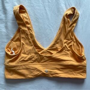 Lululemon Golden—Yellow Orange Sports Bra, Size 12
